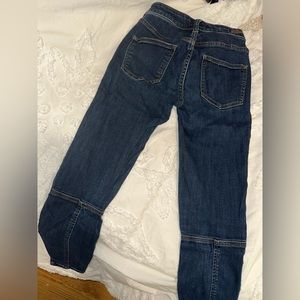 Anthropologie dark wash stitched jean